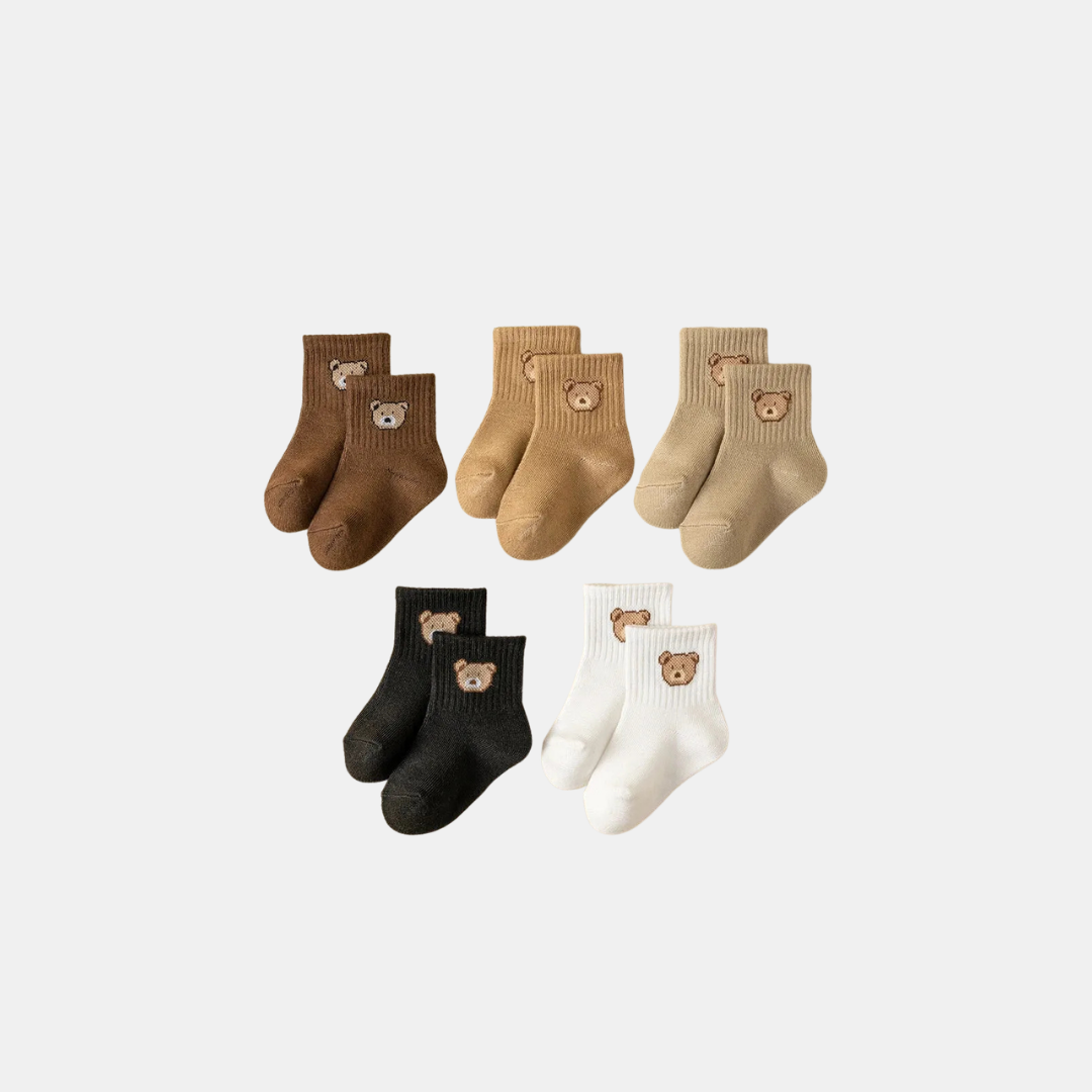 Mjuka bomullssockar 5-pack