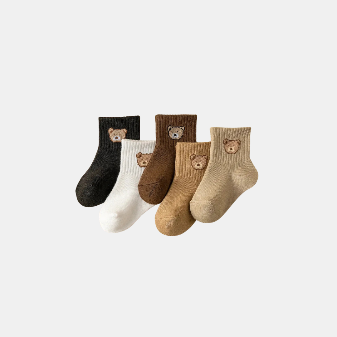Mjuka bomullssockar 5-pack