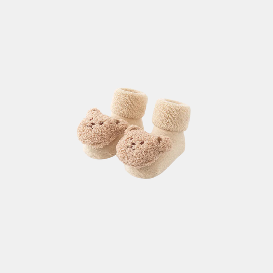 Stickade Babysockor – Björn