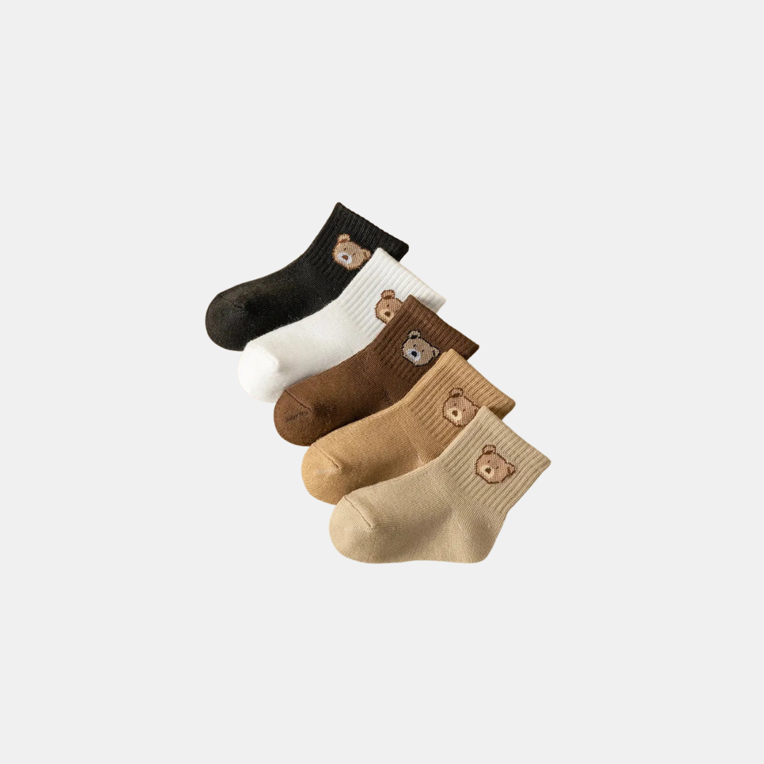 Mjuka bomullssockar 5-pack