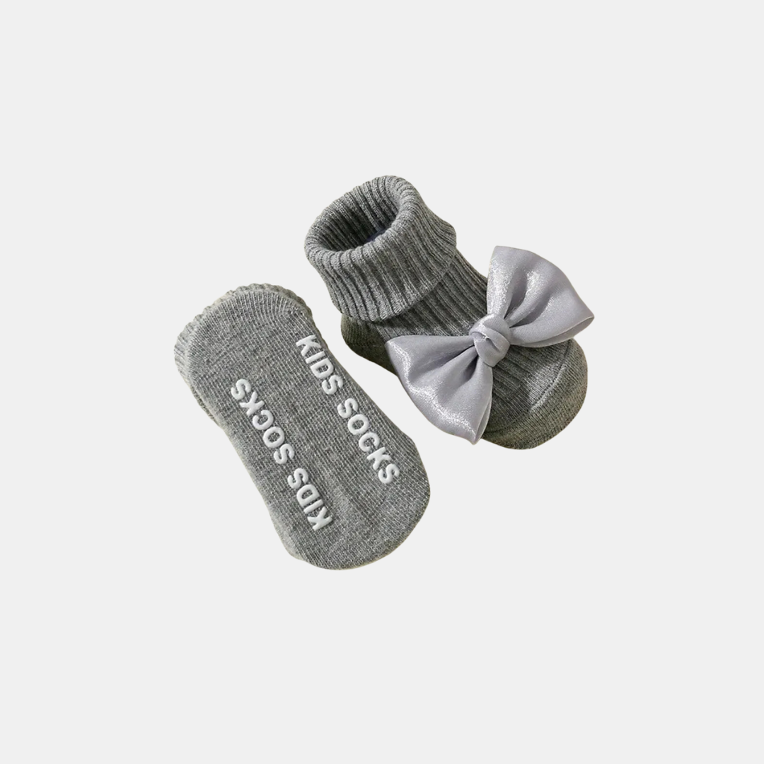 Söta Babysockor med Rosett – 4-pack